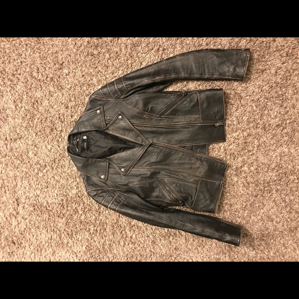 Leather Jacket from Milano, Italy